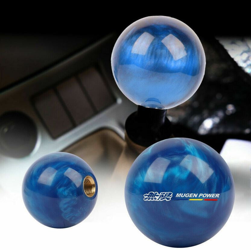 Manual gear shift lever and transmission shoe cover, Mugan Blue, for Honda for Acura