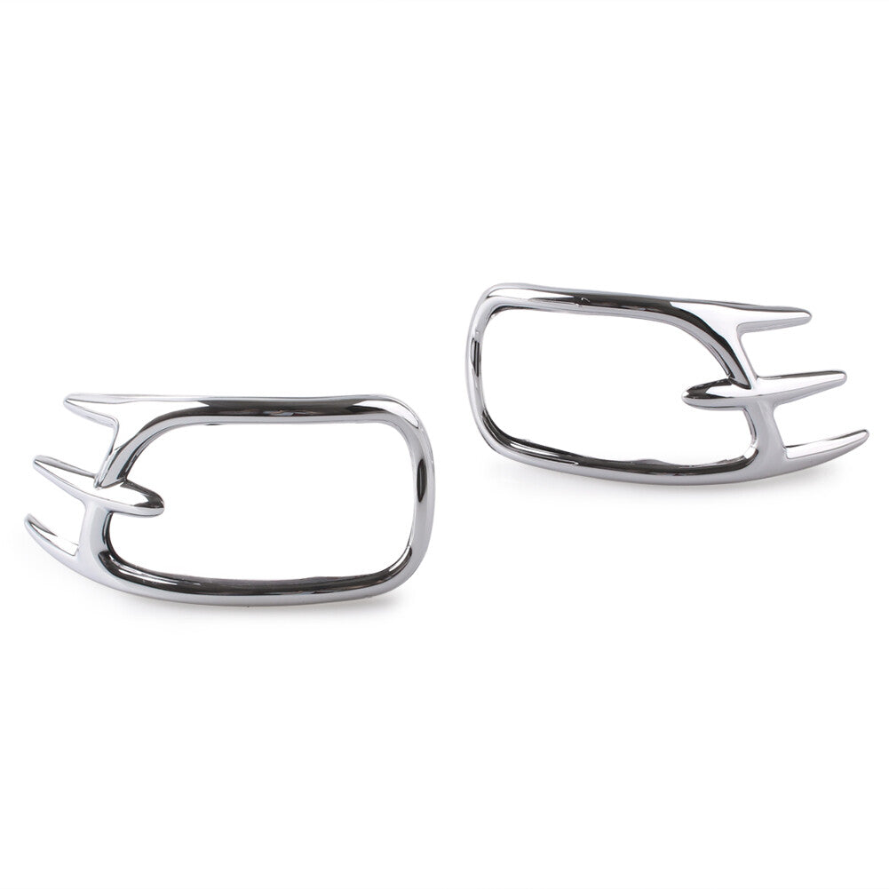 Goldwing Fairing Mirror Back Accent Grilles for Honda GL1800 2001-11 2010 Silver