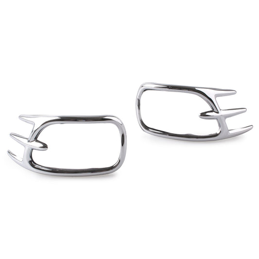 Goldwing Fairing Mirror Back Accent Grilles for Honda GL1800 2001-11 2010 Silver