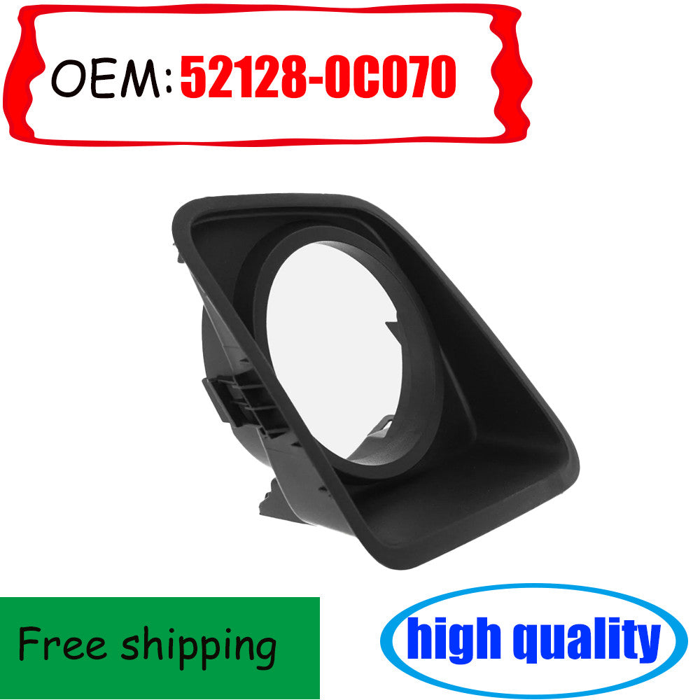 Fits For Tundra 14-20 Left Front Bumper Fog Lamp Decorative Cover Frame n