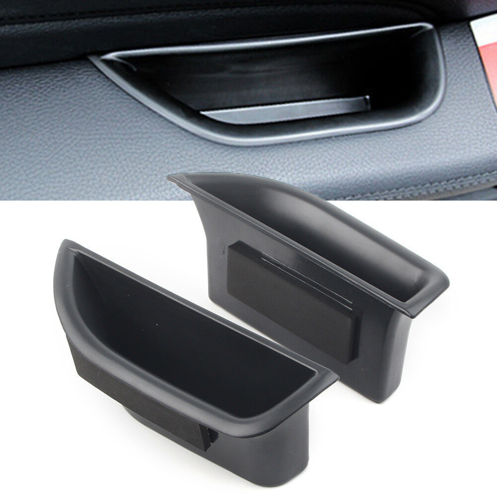 Rear door handle armrest storage box tray box kit - n