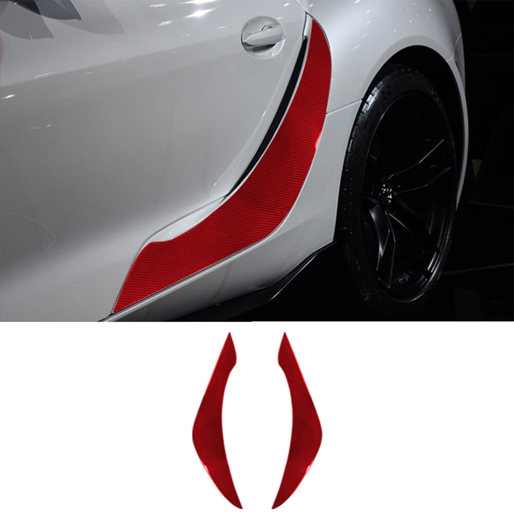 Red Carbon Fiber Console Water Cup Holder Frame Cover For Celica 2001-05 v