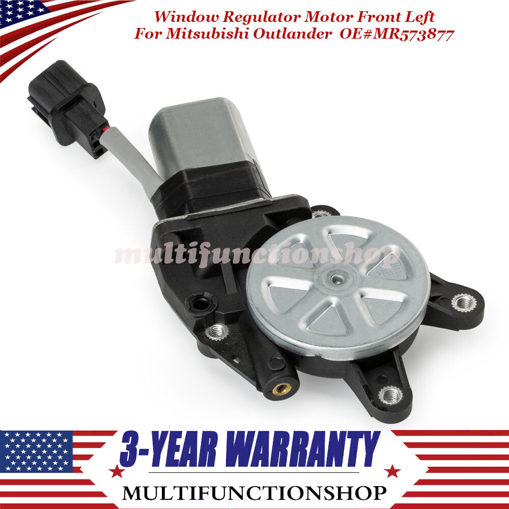for Mitsubishi Outlander 2003-06 2.4L MR573877 Window Regulator Motor Front Left Q