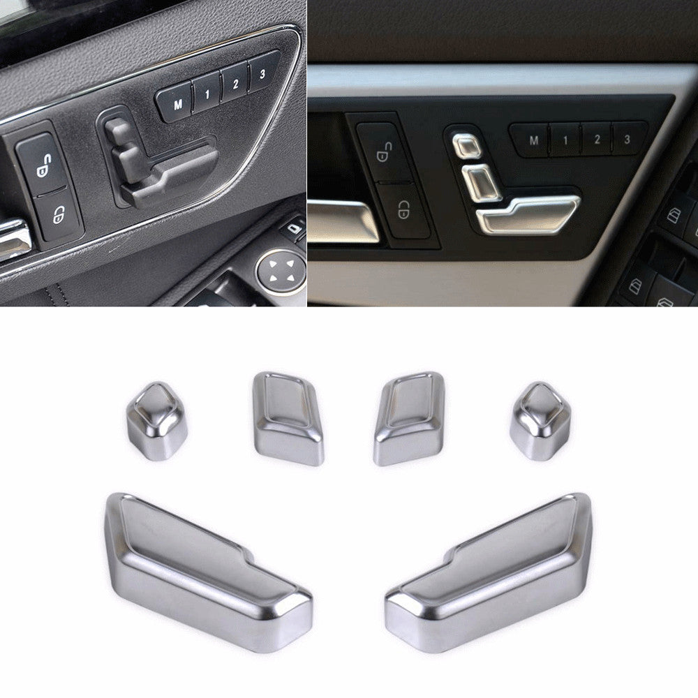 Car for Seat Adjust Switch Button Cover Trim for Benz A B C E GLA CLA GLE GLS Class