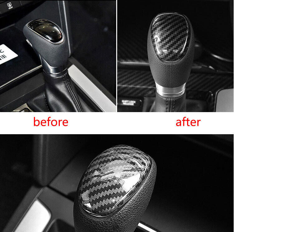 For Altima 2019-2022 Stainless Black Titanium Gear Shift Panel Cover Trim v