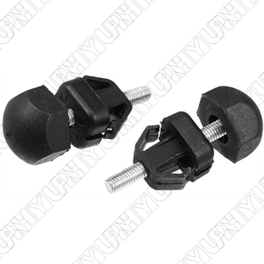 2 Pcs Hood Rest Bumper for Ford F-150 F-250 for Lincoln Mark LT for Jaguar S-Type for XF XFR