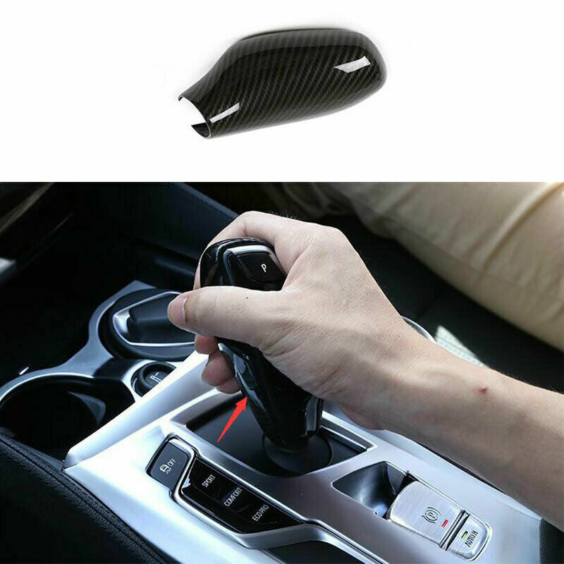 ABS carbon fiber gear shift cover trim suitable for BMW 5, 6, 7, X3, X4 series, G30 Q