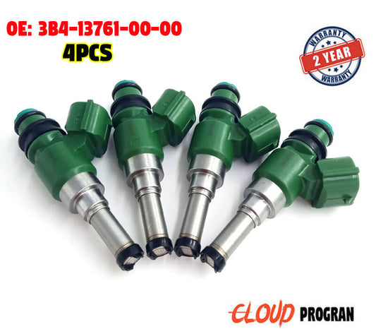 4pcs Motorcycle Fuel Injector 3B4137610000 Fits for YAMAHA Grizzly YZ450F-YZ450F v