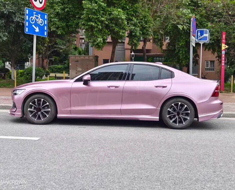 for Volvo S60 2019-2024 Stainless steel Black Windows Full Strip Cover Trim 10x