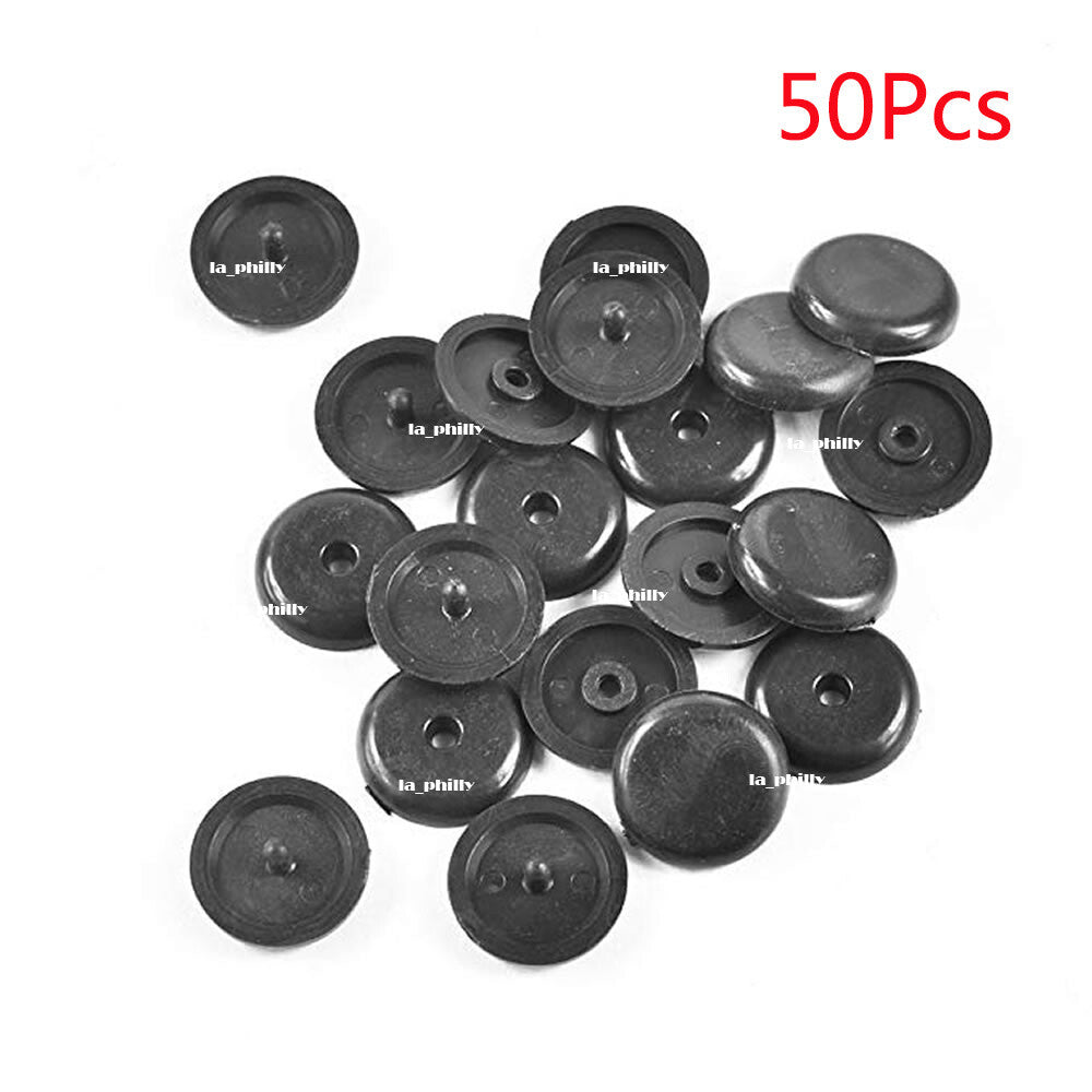 50 Pcs Universal Clip for Seat Belt Stopper Buckle Button Fastener Safety Car Parts Q