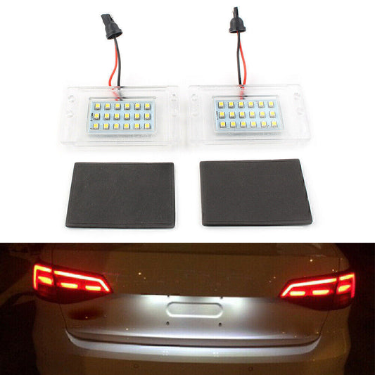 2Pcs 18LED License Plate Light Error for Volvo 855 93-97 V70 V70 XC 1997-00