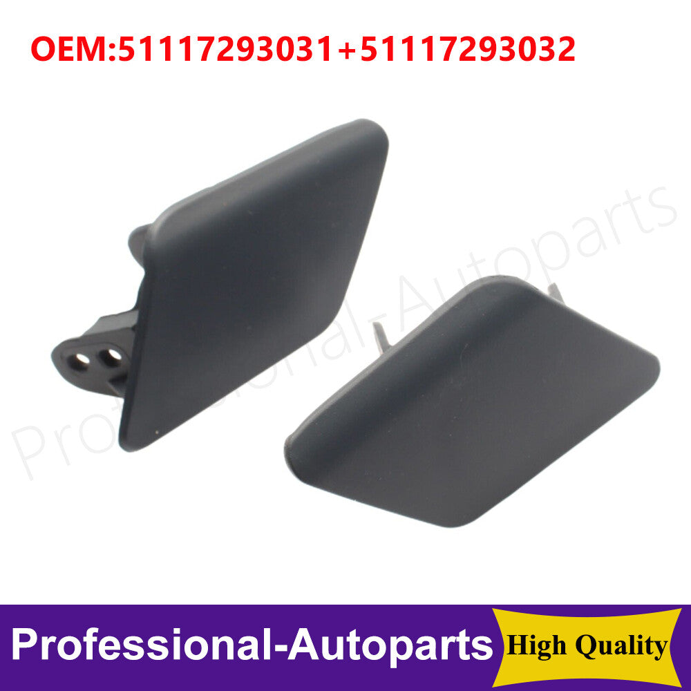 1Pair Front Headlight Washer Nozzle Cover Cap for BMW F30 320i 335i 2012-15 Q