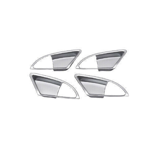 Inner Door Handle Bowl Cover Trim 4X for Honda Accord Crosstour 2008-2013 Silver