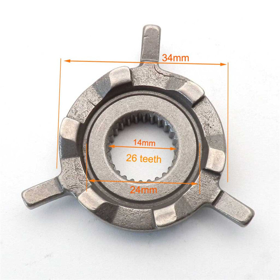 Kick Start Gear Spring Idle Gear Shaft for Scooters Moped for Jonway Roketa Taotao Q