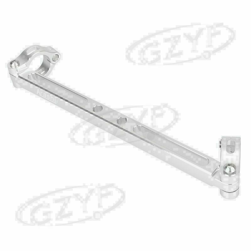 Handlebar Cross-Bar Brace Clamp Lever for BMW R1200GS 2013-2014 Silver Aluminum Q