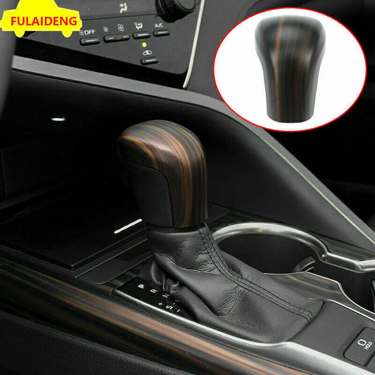 for Toyota for Camry 2018-2022 Peach Wood Interior Gear Lever Shift Knob cover Trim