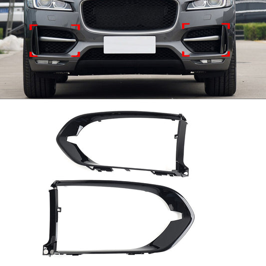 Fog Lights Fog Lamp Molding Frame Bezel Cover for Jaguar F-Pace R Sport 16-2020
