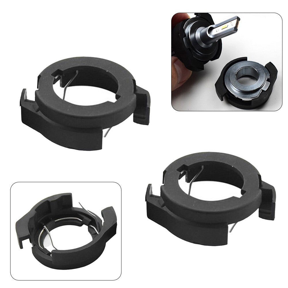 for Passat B6 B9 Xenon Bulb Holder Socket 2pcs 35 (W) 12 (V) ABS Headlight