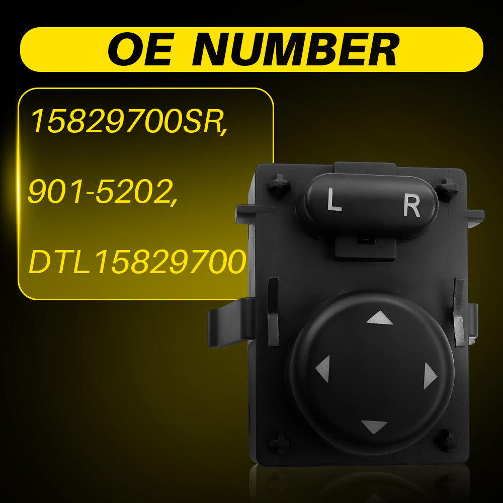 Suitable for 2008-2017 for Freightliner Cascadia left front and rear mirror control switch B- v