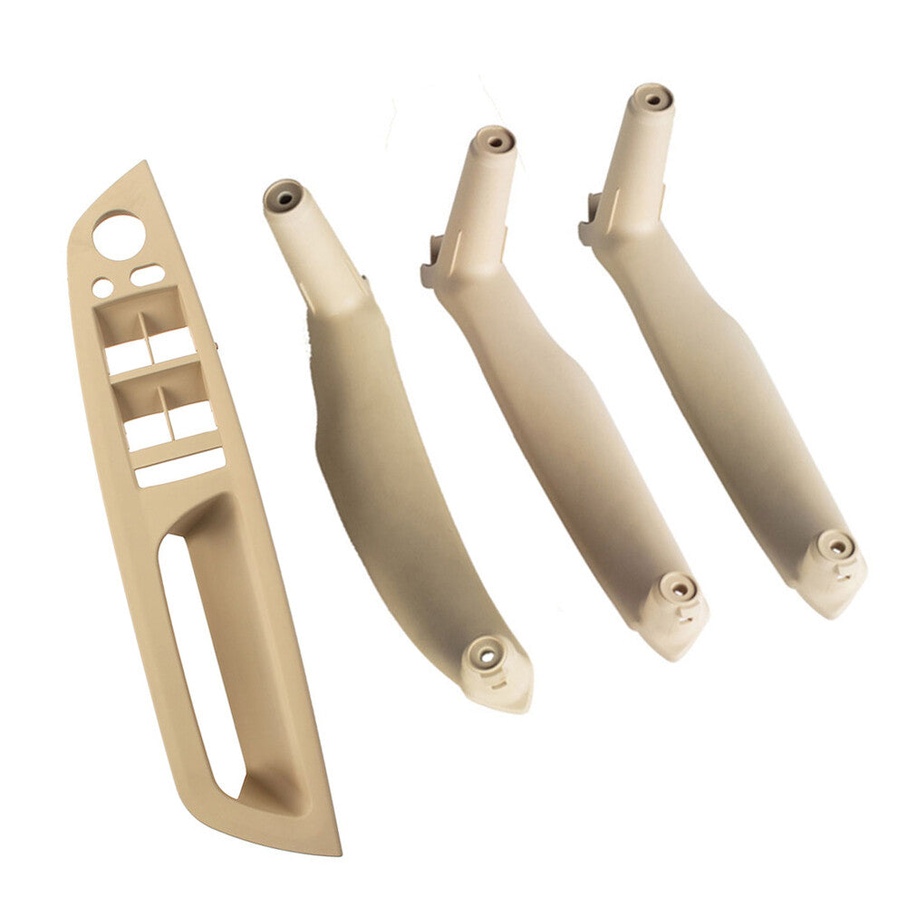 4xInner Interior Door Pull Handle Trim Cover RHD Fit for BMW X5 E70 X6 E71 E72 Beige