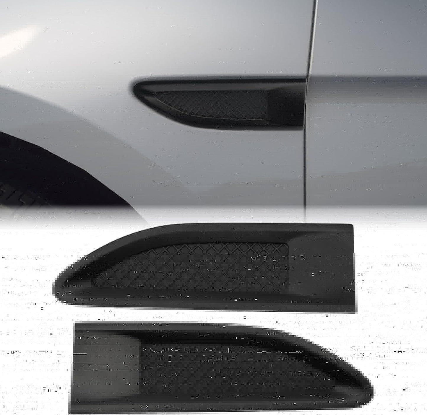 Front Fender Black Vent Molding DG1Z16178C DG1Z16178D for Ford Taurus Police