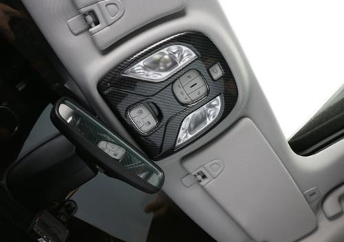 for Jeep Compass 2017-2020 Carbon Fiber Front Reading Lamp Frame Cover Trim 1PCS