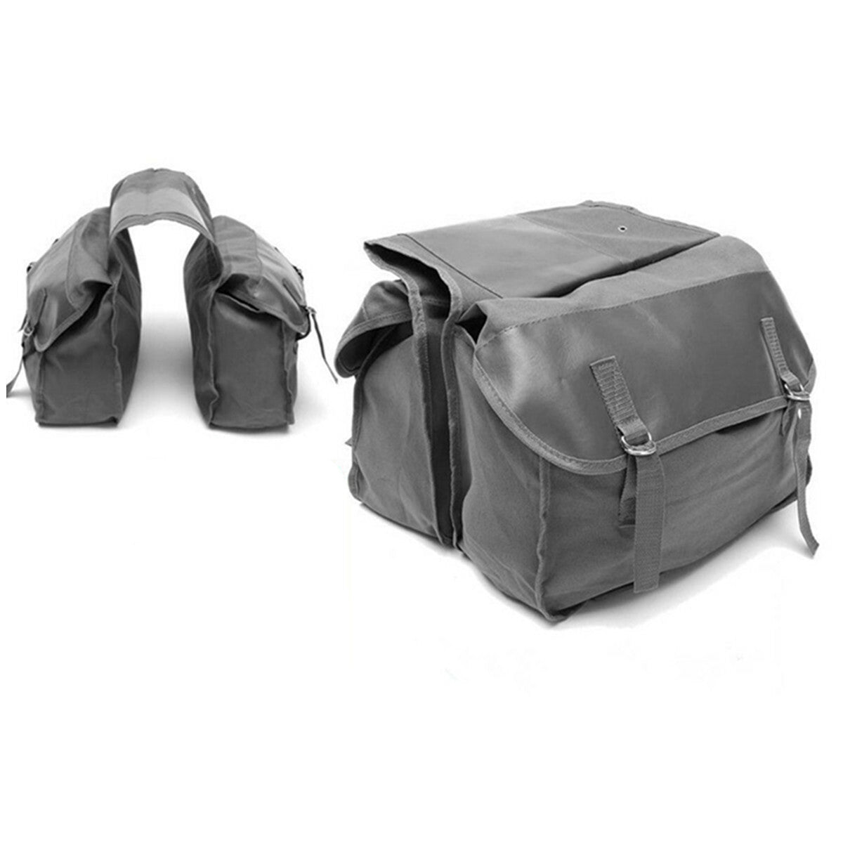 Accessory Motorcycle Saddle Bag Side Saddlebags Trunk Luggage Tool Bag Black Q
