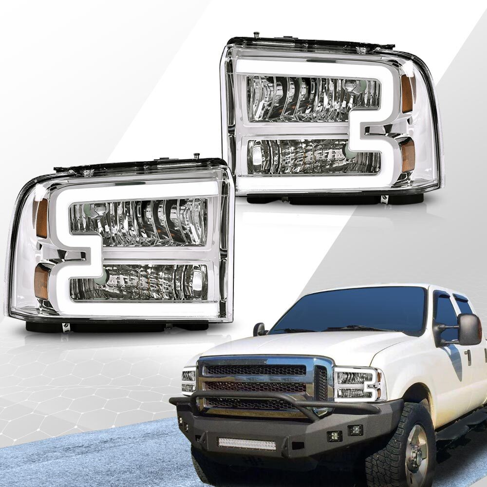 2005-2007 Shuifu Edition F250 F350 Super Duty LED DRL Xiaoming/Golden Yellow