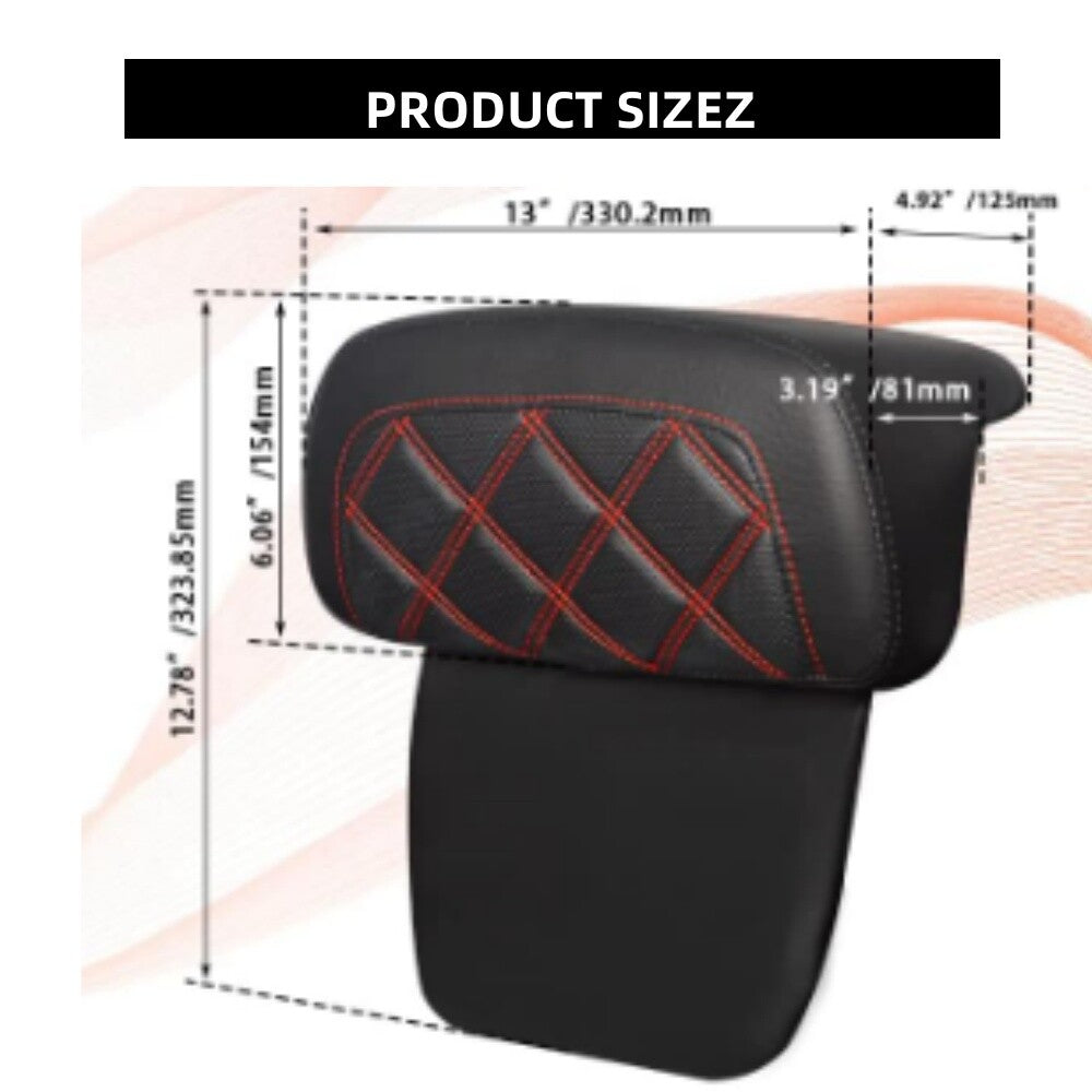 Suitable for Harley Davidson Tour Pak Touring 2014+ razor shredder pack trunk backrest cushion 