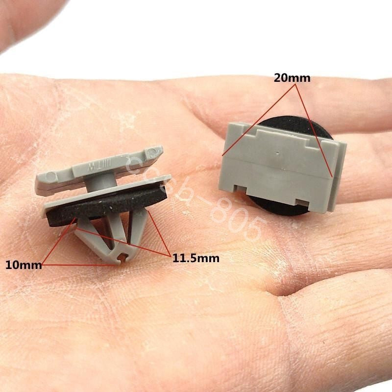 10 Pcs Car Fender Flare Molding Retainer Clips For Car Universal