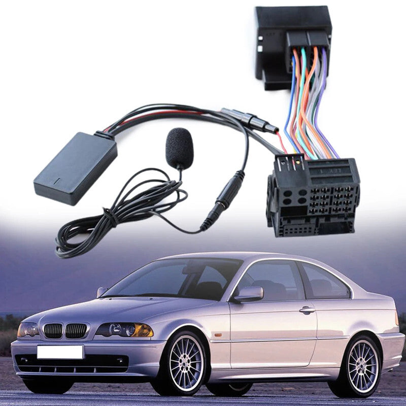 Car Bluetooth 5.0 Module AUX Audio Cable Adapter 12Pin Kit for BMW E39 E53 X5 Z4