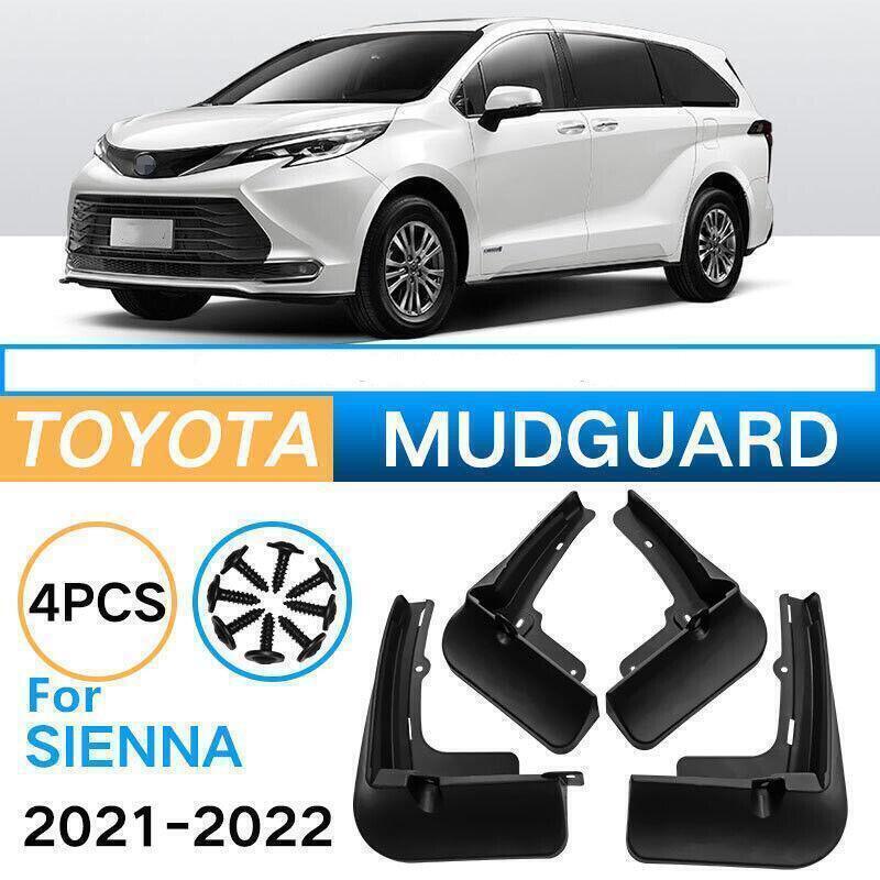 Front Rear Mudflaps Mud Flaps Splash Guards Mudguard for Toyota for Sienna 2021-24