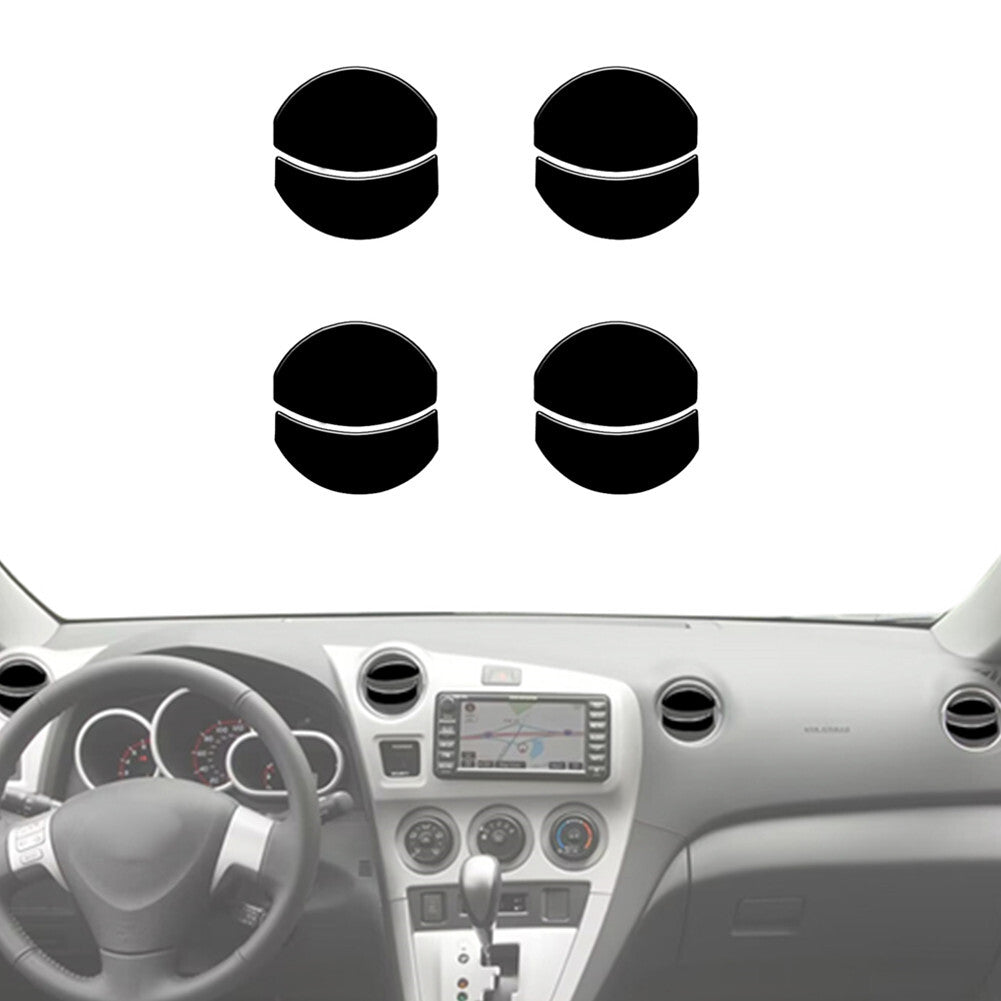 Red Interior Front Door Handle Carbon Fiber Cover Trim for Cadillac CTS 2003-07 v