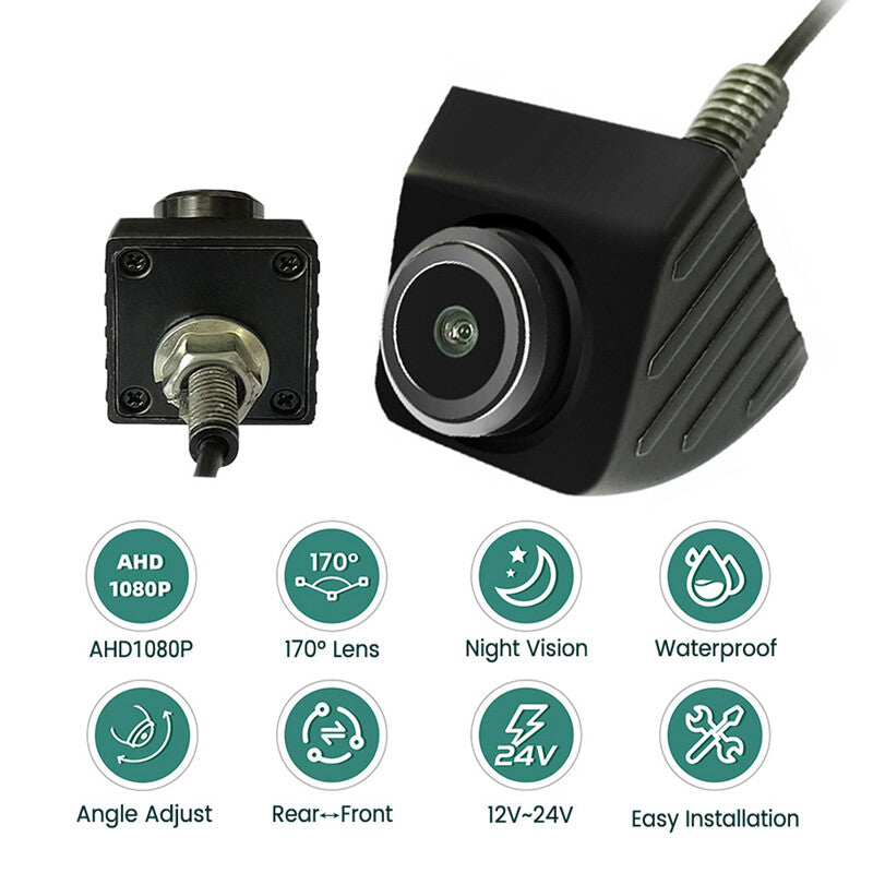 12-24V Car Backup Rear View Reverse Parking AHD Rotatable Camera Waterproof¡Á1 v