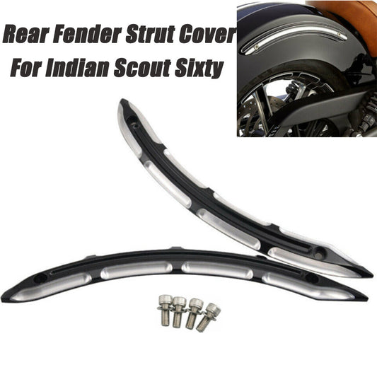 Aluminum rear fender support cover accent trim hardener for Indian Scouts 15-20- n
