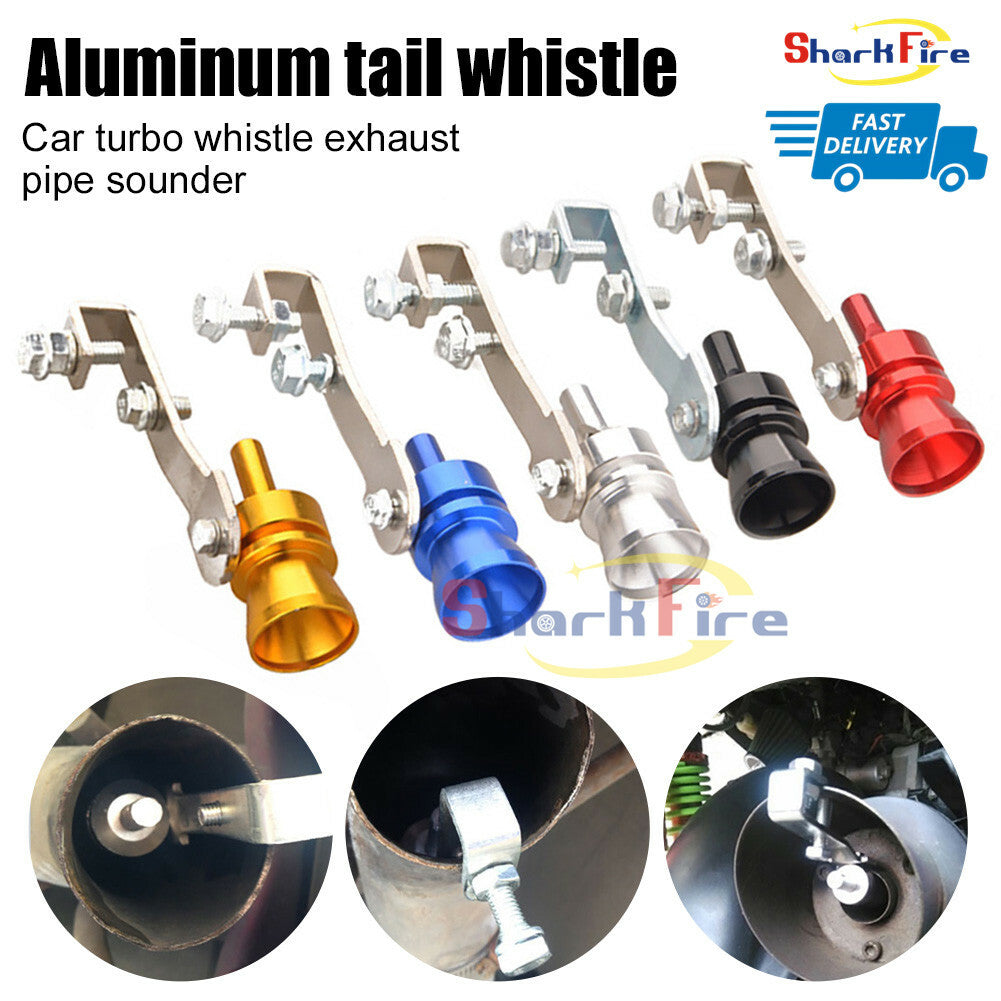 Universal turbo sound exhaust muffler pipe whistle car blow valve whistle