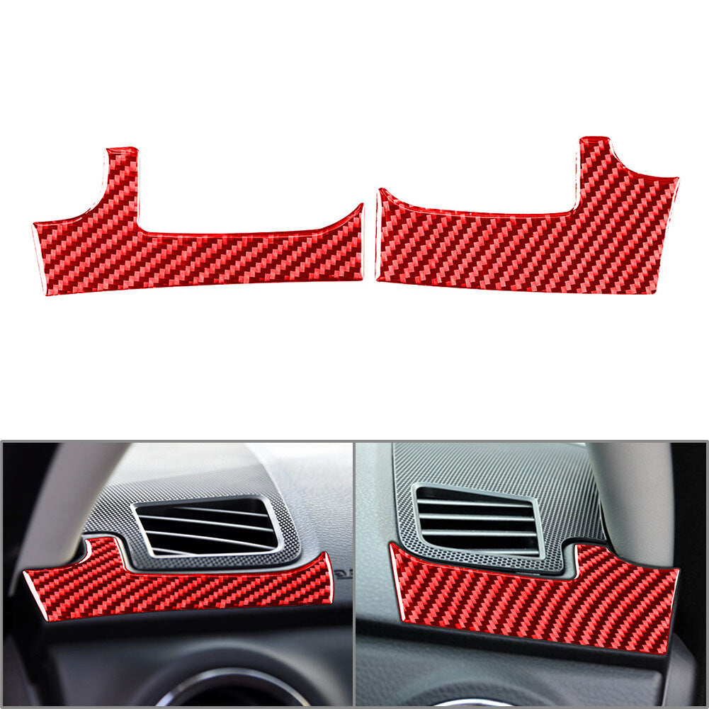 for Toyota Tundra 2014-2021 RHD Carbon Fiber Dashboard Air Outlet Cover Trim