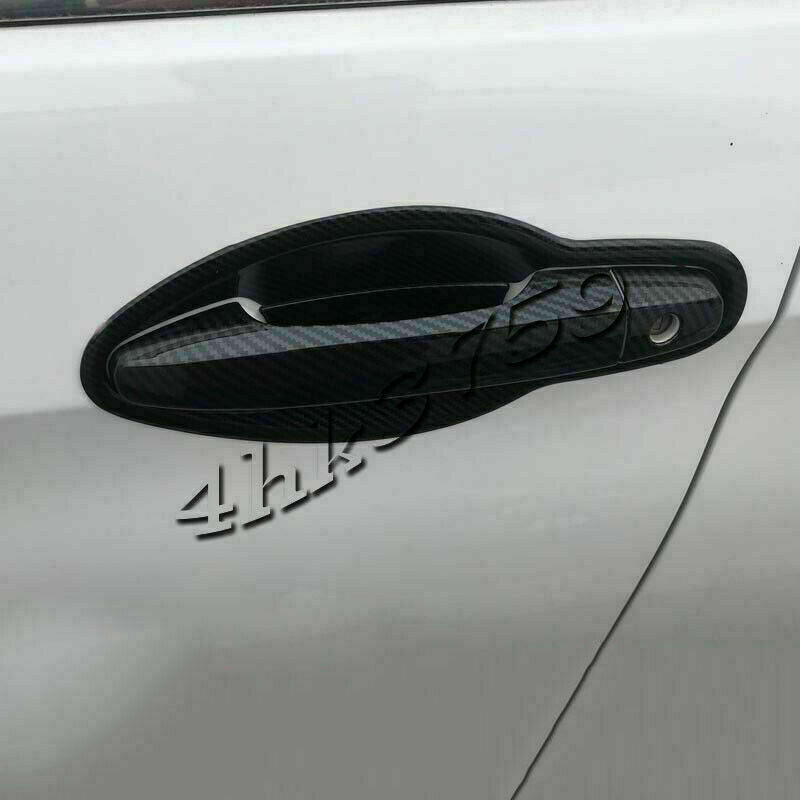 for Honda CR-V 2012-2016 Carbon Fiber Door Handle+Door Bowl Trim Molding Cover
