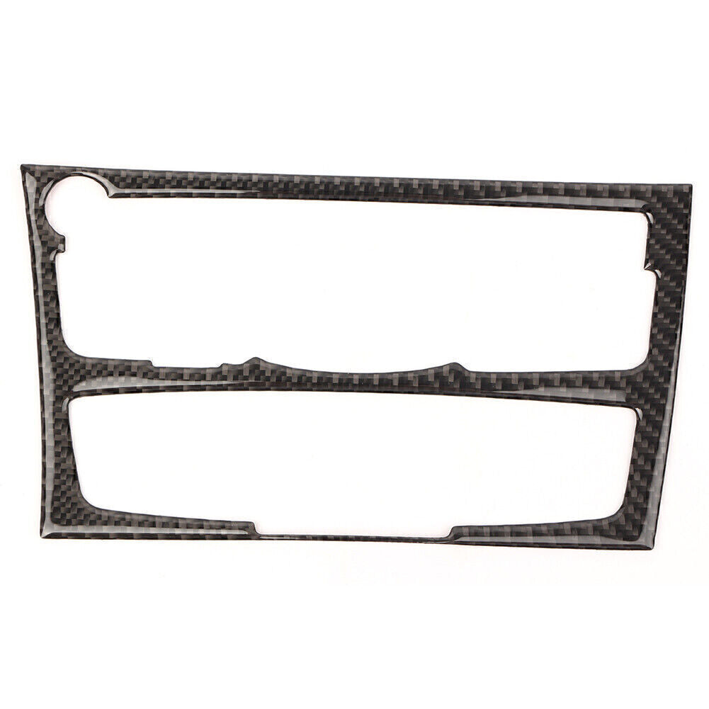 Carbon Fiber Car Interior Dashboard Console CD Panel Trim Fit for Audi for A4 B8 for A5 for ES Q