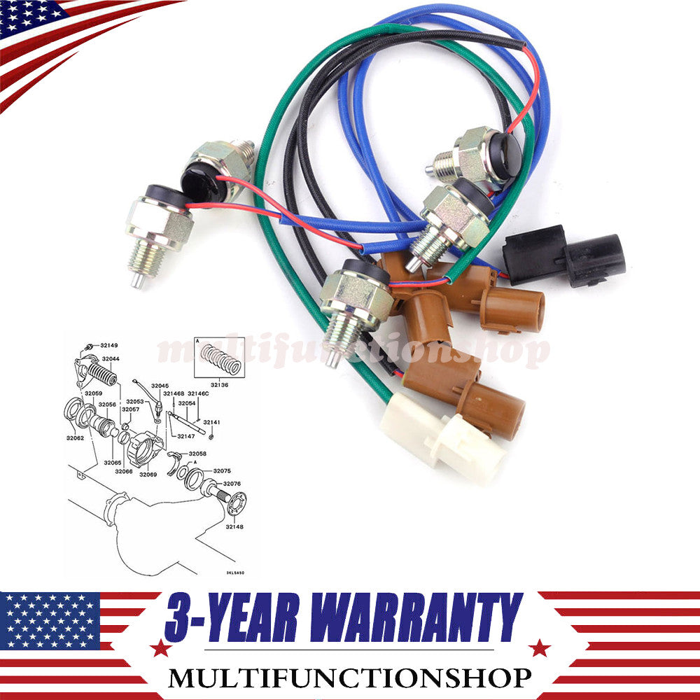 Set of 5 MR580152 for 01-06 for Mitsubishi Montero Gearbox Transfer Case Switch Kit Q