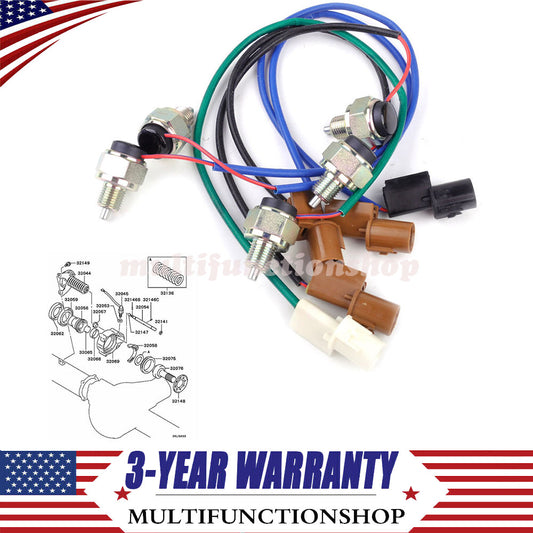 Set of 5 MR580152 for 01-06 for Mitsubishi Montero Gearbox Transfer Case Switch Kit Q