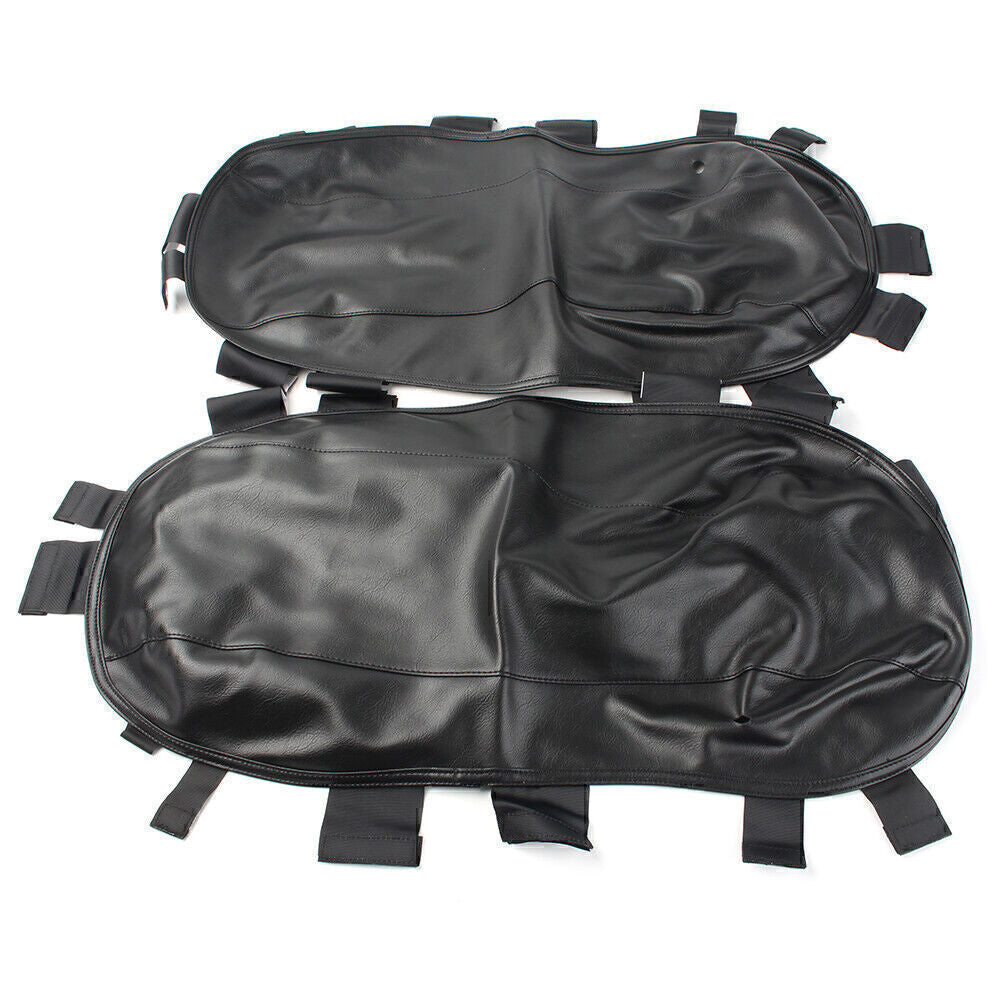 2X Saddlebag Lid Bra Covers Fit for Harley Touring Road King Electra Glide 2014-Up Q