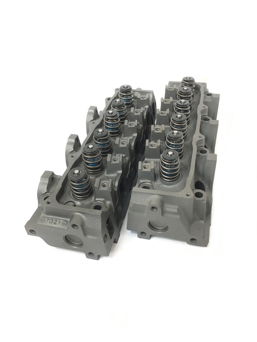 For 3.0L 6cyl OHV Cylinder Heads Assembly F6DE PAIR / SET n
