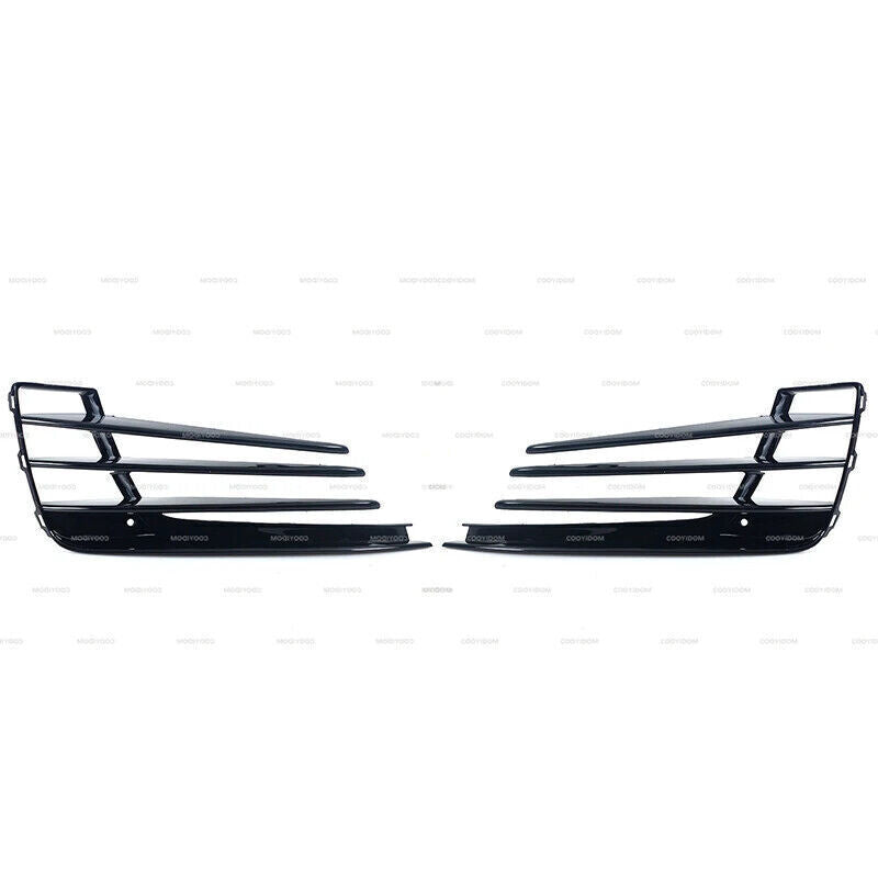2x Front Fog Light Grille Lower Bumper Grill Cover for VW for Golf MK7 GTI 2014-2017