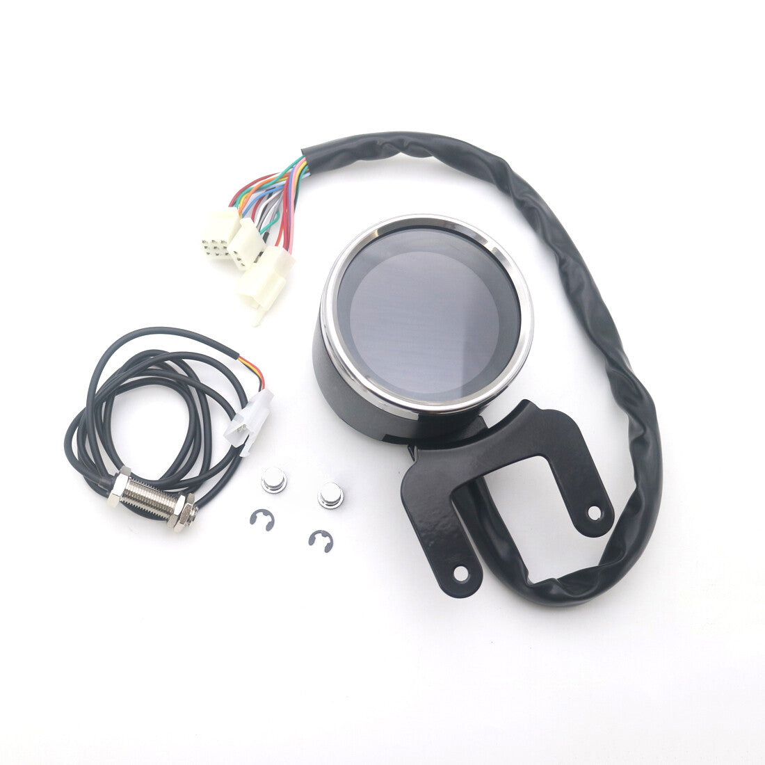 LCD Digital Instrument Panel Multi-Function Meter Odometer Tachometer Gauge Q