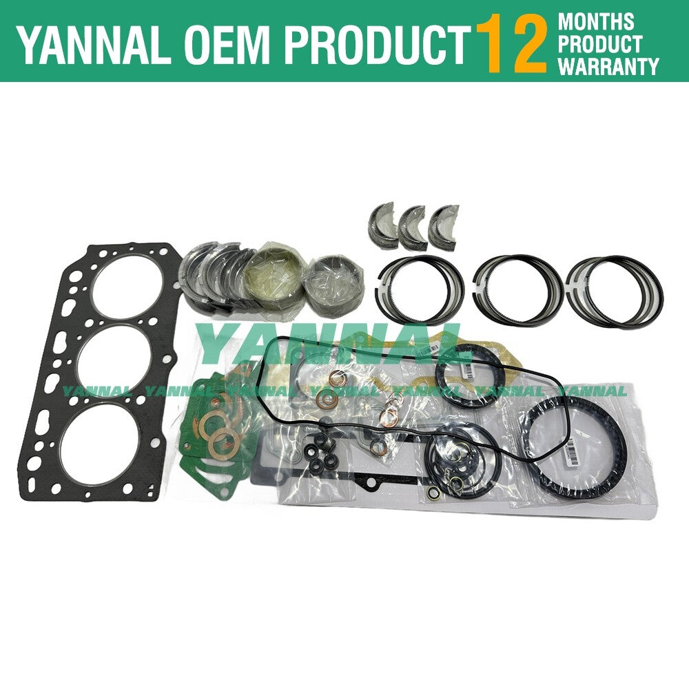 3TN84-RJ and 3TN84-RJK overhaul and recirculation kits are suitable for engines, specifically the John 955 and 870 models.