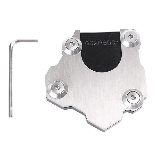 for Suzuki GSXR600 All Years Motorcycle Kickstand Side Stand Extension Plate Pad Q