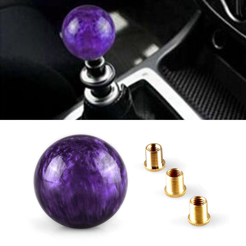 M12 x 1.25 Ball Shape Car Gear Shift Knob Shifter Lever Manual Durable v
