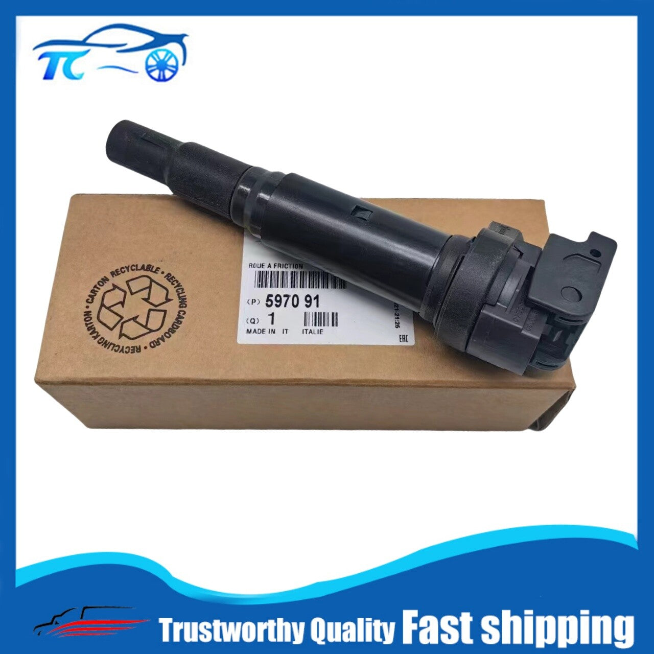 Engine Ignition coil 597091 for Citroen C4 C3 for Mini for peugeot 207 RCZ DS5 2008 308