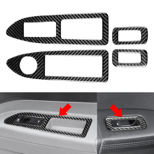 Window Lift Switch Button Panel Cover Trim for Chrysler 300 2008-2010 08